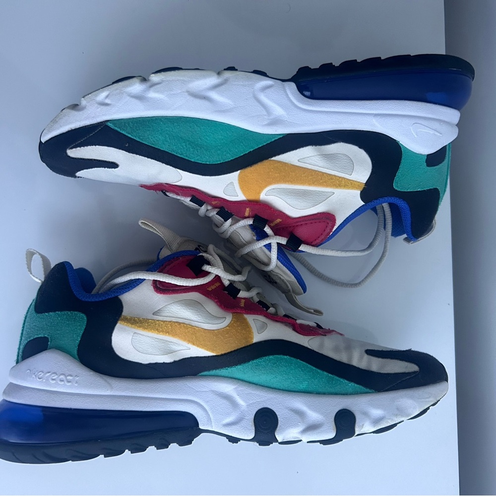 Nike Air Max 270 React Bauhaus 2019 Size 5y used AO4971-002 - NO BIX. Good Cond.